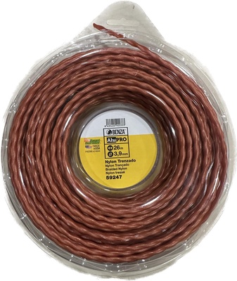 Hilo Desbrozadora Profesional Nylon Trenzado Alum 3,9mmx26m